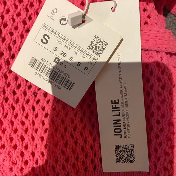 BNWT Zara pink crotchet mini dress - Picture 5 of 6